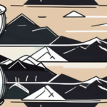 A sand hourglass with obstacles like mountains and thorns on the top half